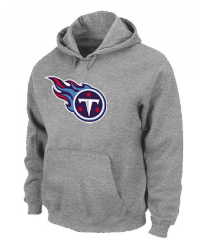 NFL Men's Nike Tennessee Titans Logo Pullover Hoodie - Grey